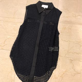 ヌメロヴェントゥーノ(N°21)の美品　3.1 phillip lim レースブラウス(シャツ/ブラウス(半袖/袖なし))