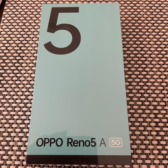 シルバーブラック状態OPPO Reno5 A 128GB （5G対応)新品未開封未使用