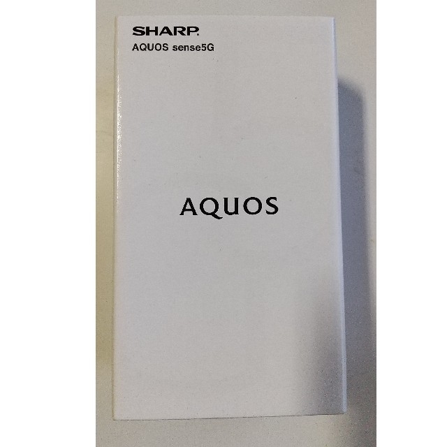 AQUOS(アクオス)のりうさん専用　SH-M17 AQUOS sense5G ブラック スマホ/家電/カメラのスマートフォン/携帯電話(スマートフォン本体)の商品写真