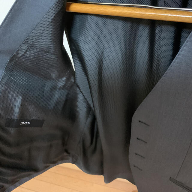 美品　HUGO BOSS ヒューゴボス　スーツ　セットアップ　グレー　サイズ46