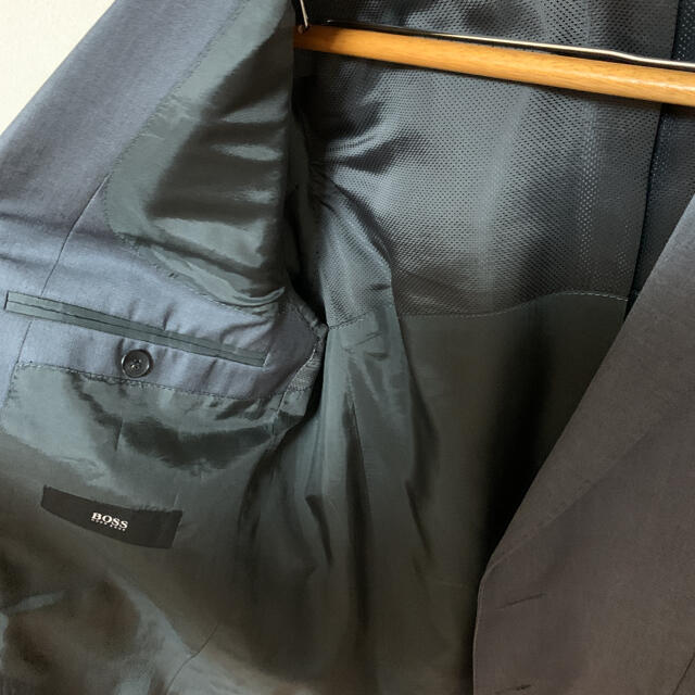 美品　HUGO BOSS ヒューゴボス　スーツ　セットアップ　グレー　サイズ46