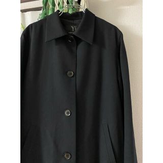 ヨウジヤマモト(Yohji Yamamoto)のヨウジヤマモト  100番  ウールギャバAラインロングステンカラーコート(ステンカラーコート)