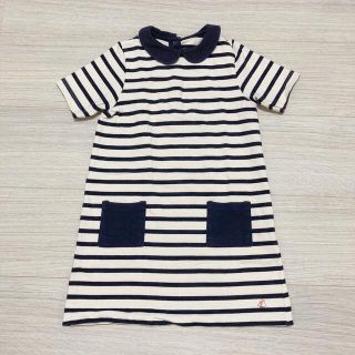 プチバトー(PETIT BATEAU)のプチバトー ワンピース 女の子 4歳 100cm(ワンピース)