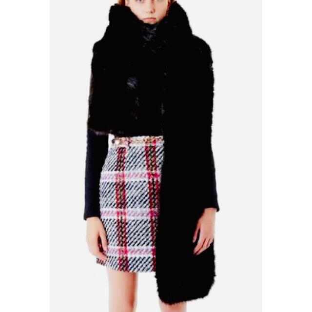 Carven  furs  Paris BLACKGLAMAミンクファーショール