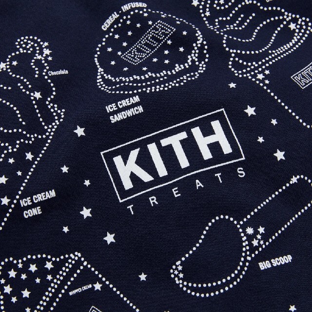 Supreme(シュプリーム)のKITH Treats Midnight Snack TEE - Navy メンズのトップス(Tシャツ/カットソー(半袖/袖なし))の商品写真