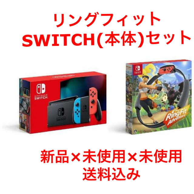 ニンテンドースイッチ 本体 リングフィット アドベンチャー 【新品・未開封】1個セーフティーガイド