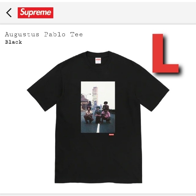 【L】Supreme Augustus Pablo Tee black