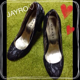 ジャイロ(JAYRO)のJAYRO♡レース柄パンプス♡送料込み(ハイヒール/パンプス)