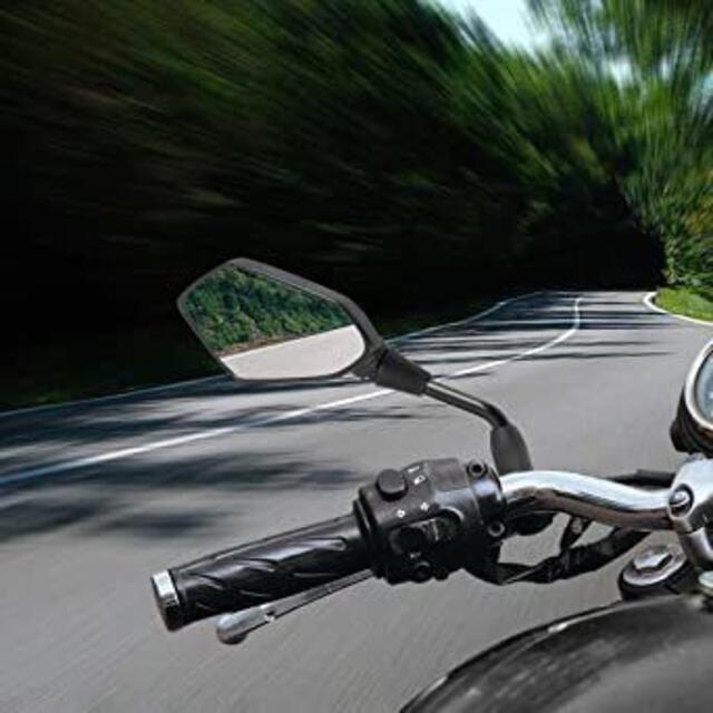 8mm 正ネジ バイク ミラー バイクミラー カーボン調 左右セット aaの通販 by バイクパーツショップRS｜ラクマ