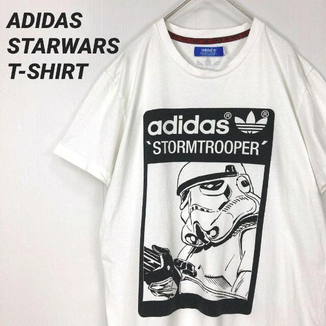 【ADIDAS×STARWARS】STORMTROOPERプリントTシャツ白L