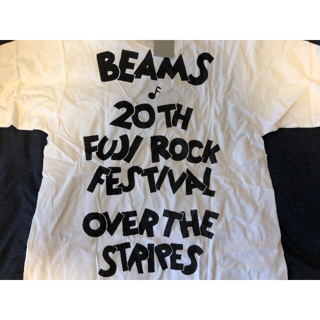 OVER THE STRIPES(オーバーザストライプス)の★フジロック•BEAMS•OVER THE STRIPESコラボT★新品未使用！ メンズのトップス(Tシャツ/カットソー(半袖/袖なし))の商品写真