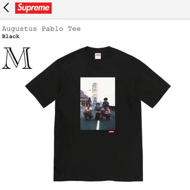 SUPREME シュプリーム 21SS Augustus Pablo Tee オーガスタス パブロ カットソー半袖Tシャツ ホワイト