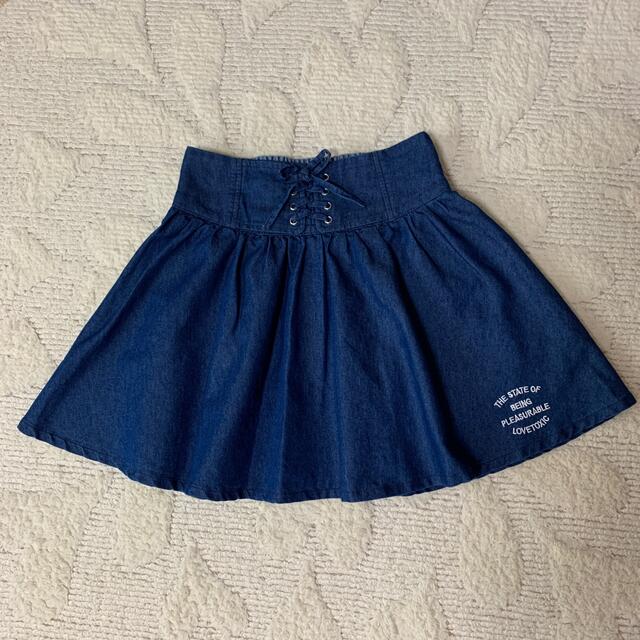 lovetoxic(ラブトキシック)のキッズキュロット　160 キッズ/ベビー/マタニティのキッズ服女の子用(90cm~)(スカート)の商品写真