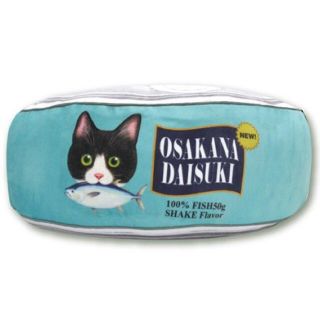 フェリシモ(FELISSIMO)の新品未使用　フェリシモ猫部　猫缶ラウンドクッション(クッション)