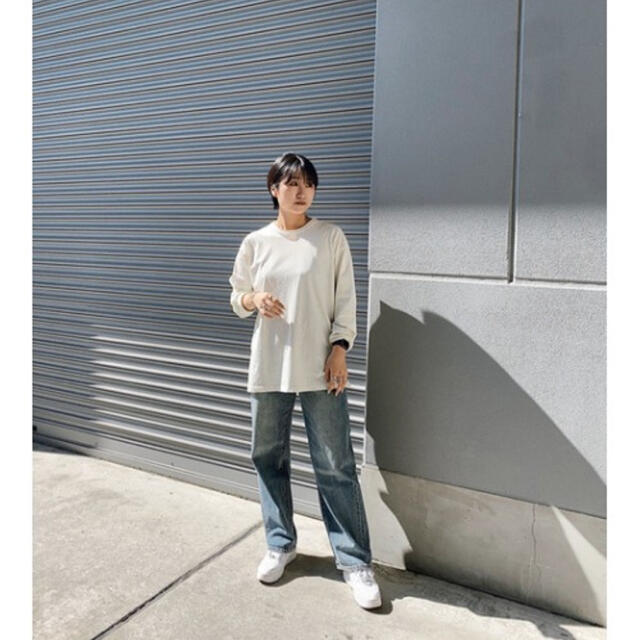 moussy(マウジー)のCOTTON C／N LONG SLEEVE Tシャツ レディースのトップス(Tシャツ(長袖/七分))の商品写真