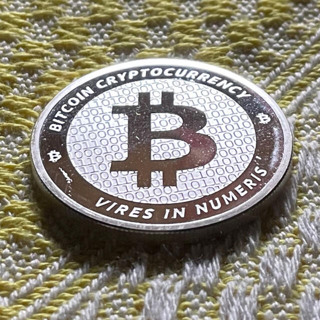 ビットコイン・BTC」（新品） 1オンス・シルバーメダル・銀貨1オンス