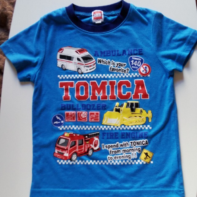 Takara Tomy(タカラトミー)のトミカ　120cm短パン　トミカTシャツのおまけ付き キッズ/ベビー/マタニティのキッズ服男の子用(90cm~)(パンツ/スパッツ)の商品写真