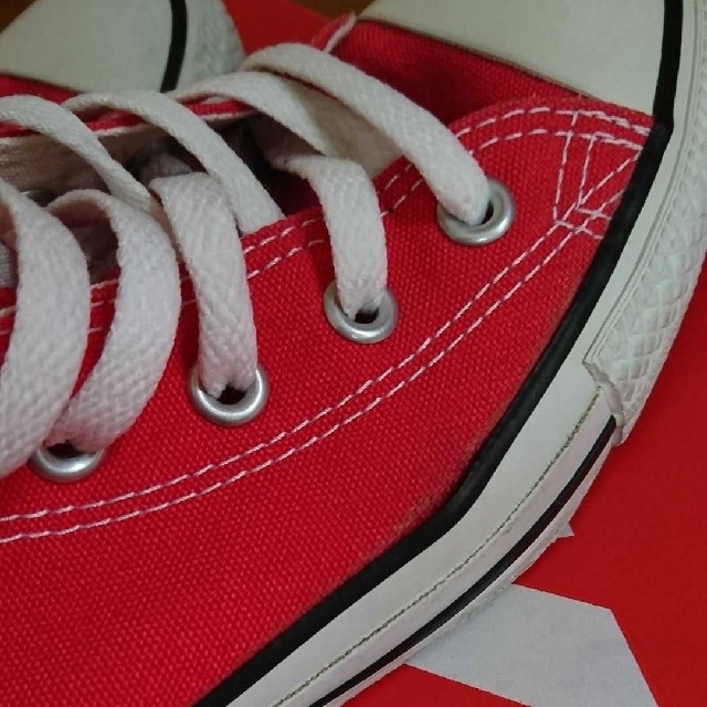 CONVERSE(コンバース)のコンバース  スニーカー 赤  24センチ レディースの靴/シューズ(スニーカー)の商品写真