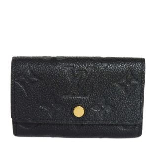 ルイヴィトン(LOUIS VUITTON)のルイヴィトン ミュルティクレ6 モノグラム アンプラント ノワール M64421(キーケース)