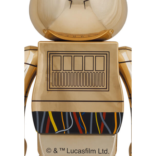 MEDICOM TOY(メディコムトイ)のBE@RBRICK C-3PO(TM) 1000％ エンタメ/ホビーのフィギュア(その他)の商品写真