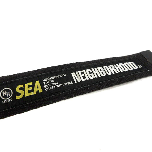 NEIGHBORHOOD(ネイバーフッド)のネイバーフッド ウィンダンシー NHWDS A-BELT ベルト ロゴ 黒 メンズのファッション小物(ベルト)の商品写真