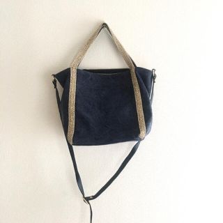 アンソロポロジー(Anthropologie)のAnthropologie アニタ　ビラルディ　キャンバス地２ＷＡＹバッグ(ショルダーバッグ)