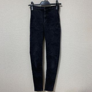 トップショップ(TOPSHOP)のTOPSHOP トップショップ　ハイウエストブラックスキニーデニム(デニム/ジーンズ)