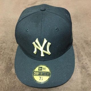 ニューエラー(NEW ERA)のニューエラー（黒）調節不可サイズは写真を ご覧下さい・傷・色焼け無し(キャップ)