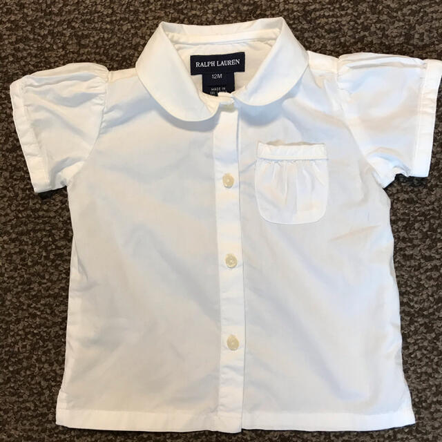 Ralph Lauren(ラルフローレン)のホワイトシャツ キッズ/ベビー/マタニティのキッズ服女の子用(90cm~)(ブラウス)の商品写真