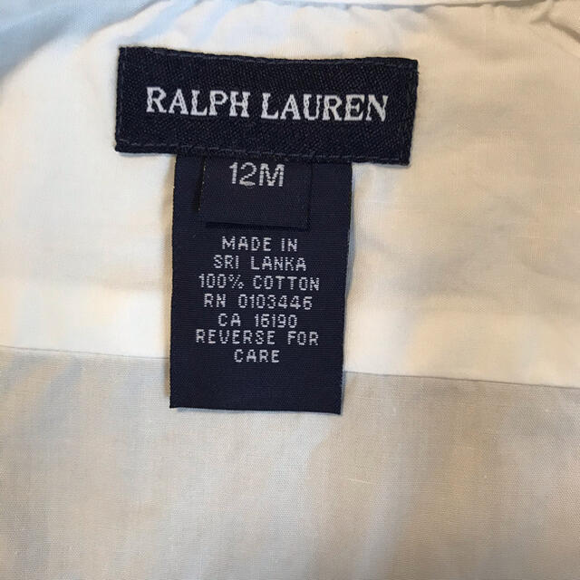 Ralph Lauren(ラルフローレン)のホワイトシャツ キッズ/ベビー/マタニティのキッズ服女の子用(90cm~)(ブラウス)の商品写真