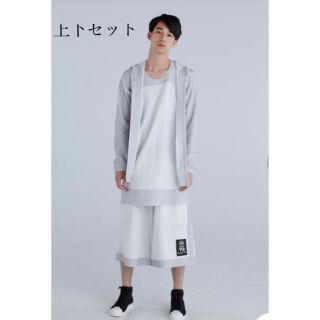 ワイスリー(Y-3)の【レア】Y-3 SHEER ZIP HOODY& SHEER TRK SHORT(パーカー)