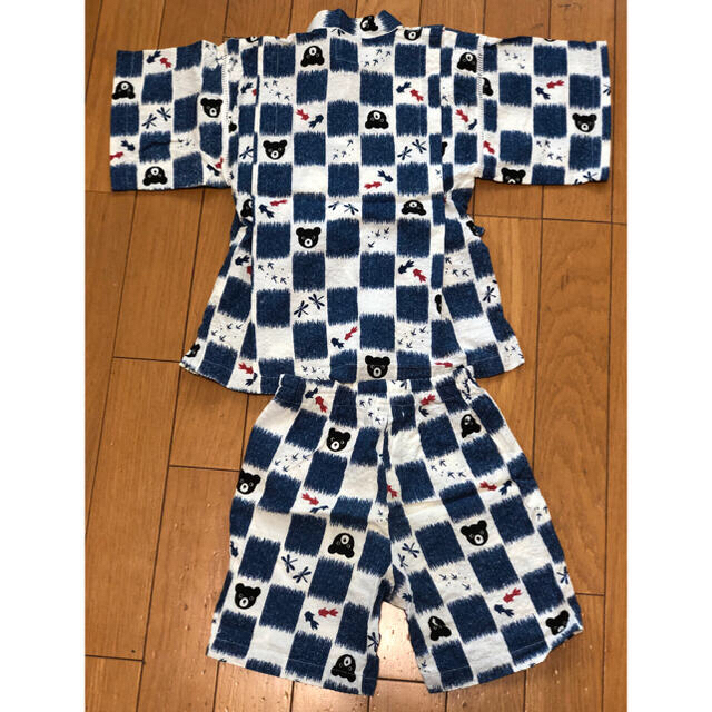 DOUBLE.B(ダブルビー)のミキハウス　ダブルB 甚平　100cm  キッズ/ベビー/マタニティのキッズ服男の子用(90cm~)(甚平/浴衣)の商品写真