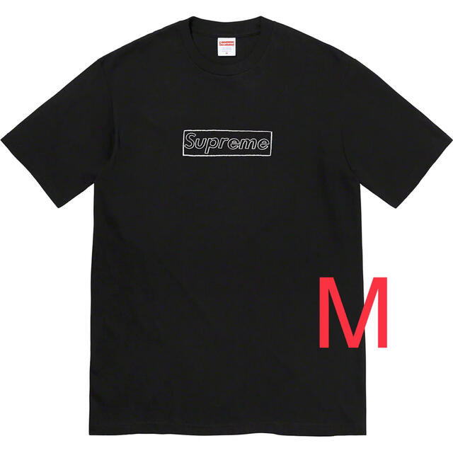 Supreme KAWS Chalk Logo Tee シュプリーム カウズBlack状態