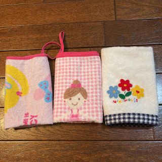 ミキハウス(mikihouse)のミキハウス　ループタオル　ハンドタオル　3枚セット(タオル)