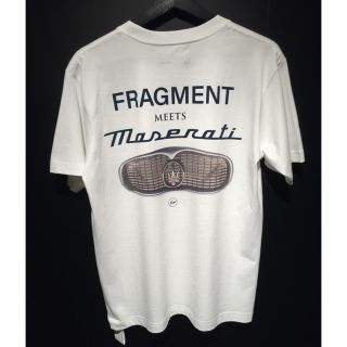 フラグメント(FRAGMENT)のMaserati meets Fragment Tシャツ  ホワイト L 新品(Tシャツ/カットソー(半袖/袖なし))