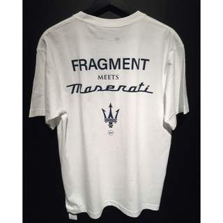フラグメント(FRAGMENT)のMaserati meets Fragment Tシャツ  ホワイト L 新品(Tシャツ/カットソー(半袖/袖なし))