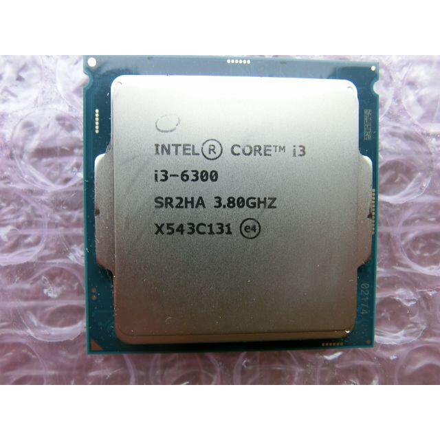 Intel Core i3-6300 Skylake LGA1151 動作品スマホ/家電/カメラ