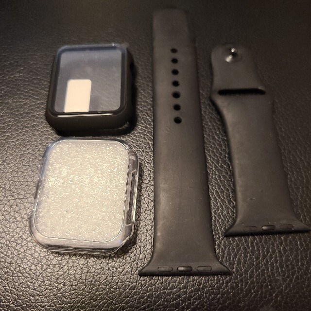 Apple Watch(アップルウォッチ)のアップルウォッチ 42mm ケース バンド メンズの時計(その他)の商品写真