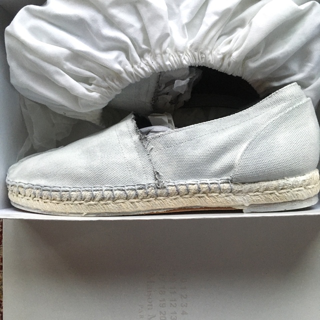 MAISON MARGIELA エスパドリーユ スリッポン 白 ほぼ未使用