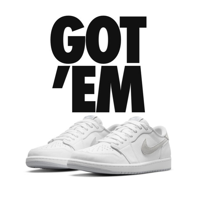 NIKE AIR JORDAN 1 LOW OG "NEUTRAL GREY