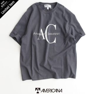 アメリカーナ(AMERICANA)のAMERICANA アメリカーナ　"AC"ロゴTシャツ SUMIKURO(Tシャツ(半袖/袖なし))