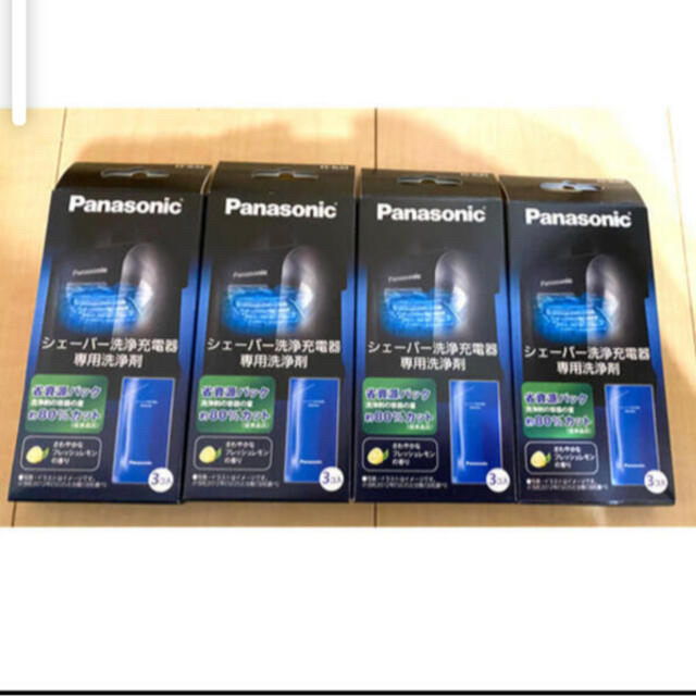 Panasonic(パナソニック)のPanasonic シェーバー洗浄充電器 ES-4L03　4箱 スマホ/家電/カメラの美容/健康(メンズシェーバー)の商品写真