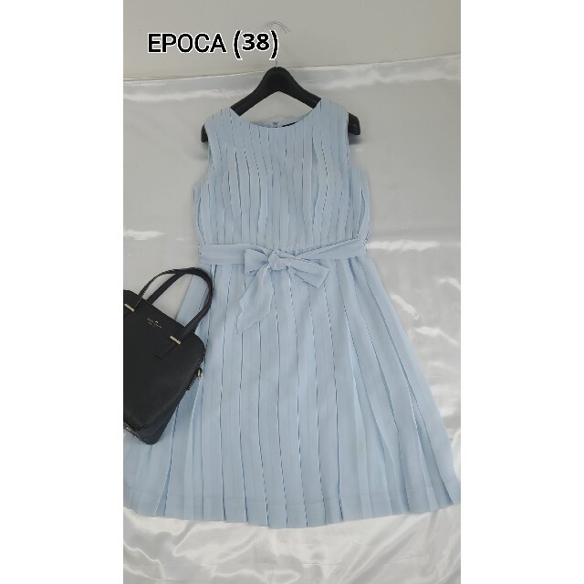 【美品】EPOCA the shop 刺繍　ワンピース　花柄　フラワー　38