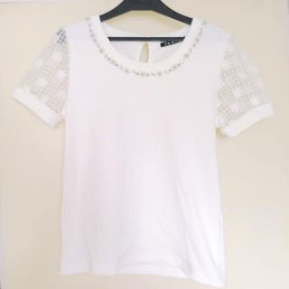 イング(INGNI)のINGNI♡半袖ビジュー付きトップス(Tシャツ(半袖/袖なし))