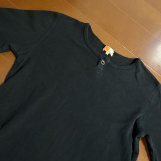 EZ  by  Zegna  黒 長袖カットソー　Mサイズ(Tシャツ/カットソー(七分/長袖))