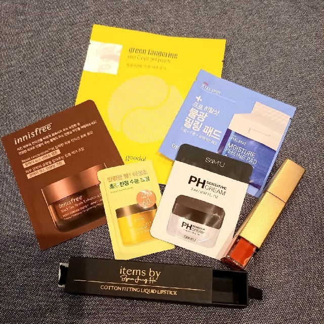 Innisfree(イニスフリー)のitems by リップティント&サンプルセット　グーダル　イニスフリー　 コスメ/美容のベースメイク/化粧品(リップグロス)の商品写真