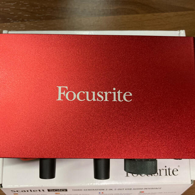 Focusrite　solo　scarlett　3rd　gen　オーディオインターフェイス