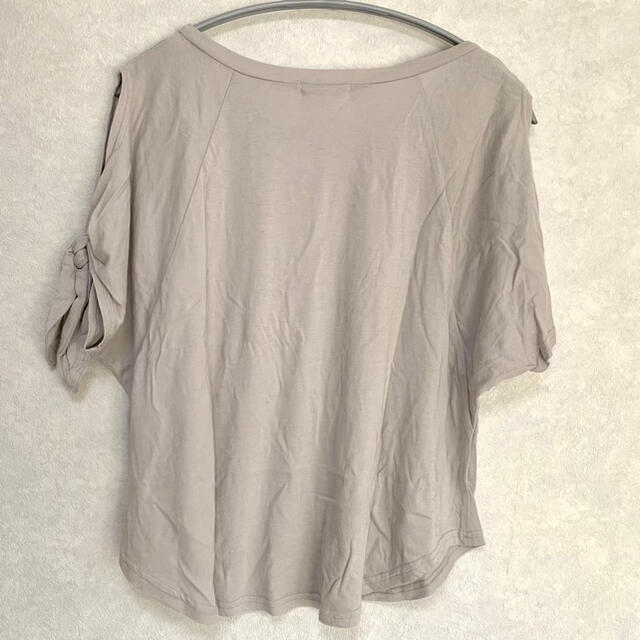 mystic(ミスティック)のミスティック 肩あきリボンTシャツ レディースのトップス(Tシャツ(半袖/袖なし))の商品写真