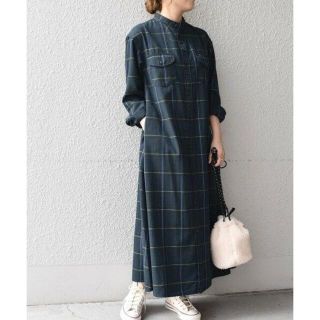 シップスフォーウィメン(SHIPS for women)の【SHIPS any別注】Lee チェックワンピース(ロングワンピース/マキシワンピース)