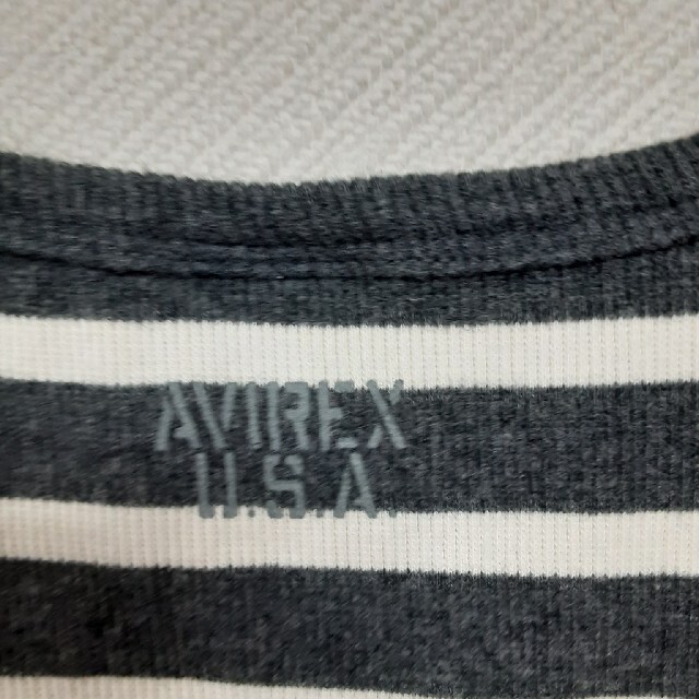 AVIREX(アヴィレックス)のAVIREXボーダー半袖カットソー メンズのトップス(Tシャツ/カットソー(半袖/袖なし))の商品写真